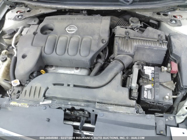 1N4AL21E08C276258 - 2008 NISSAN ALTIMA 2.5/2.5S GRAY photo 10