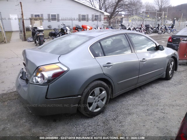 1N4AL21E08C276258 - 2008 NISSAN ALTIMA 2.5/2.5S GRAY photo 4