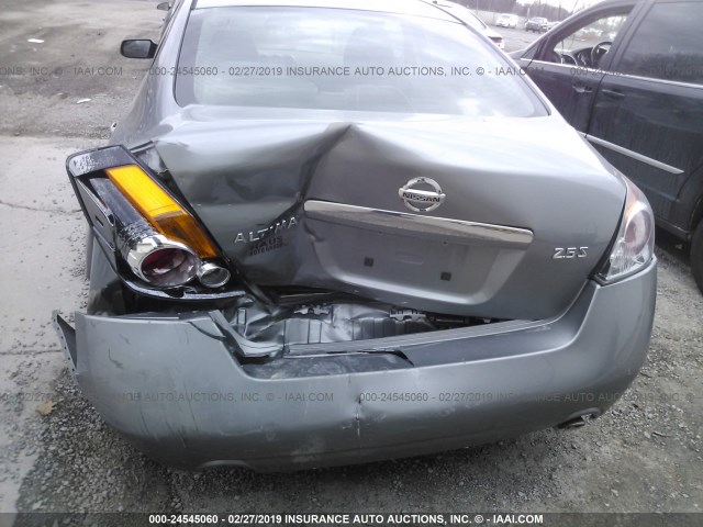 1N4AL21E08C276258 - 2008 NISSAN ALTIMA 2.5/2.5S GRAY photo 6