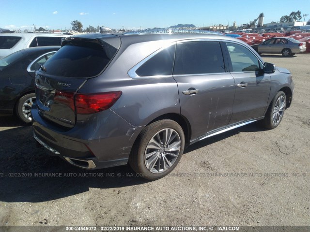 5FRYD4H79HB028861 - 2017 ACURA MDX TECHNOLOGY GRAY photo 4