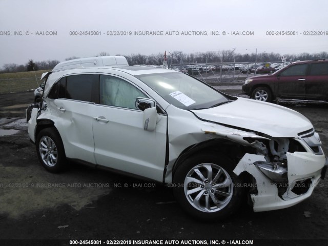 5J8TB3H35HL007397 - 2017 ACURA RDX WHITE photo 6