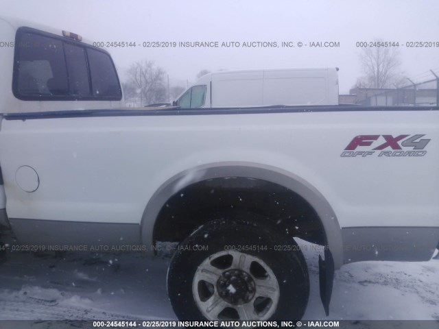 1FTWX31P56EC05022 - 2006 FORD F350 SRW SUPER DUTY WHITE photo 7