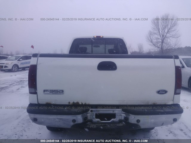 1FTWX31P56EC05022 - 2006 FORD F350 SRW SUPER DUTY WHITE photo 8