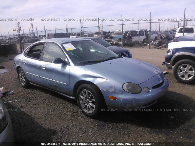 1FALP52U3VA143831 - 1997 FORD TAURUS GL BLUE photo 1