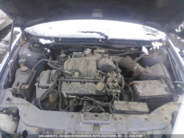 1FALP52U3VA143831 - 1997 FORD TAURUS GL BLUE photo 10