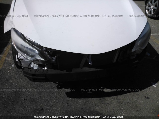 5YFBURHE0FP270880 - 2015 TOYOTA COROLLA L/LE/LE PLS/PRM/S/S PLS WHITE photo 6