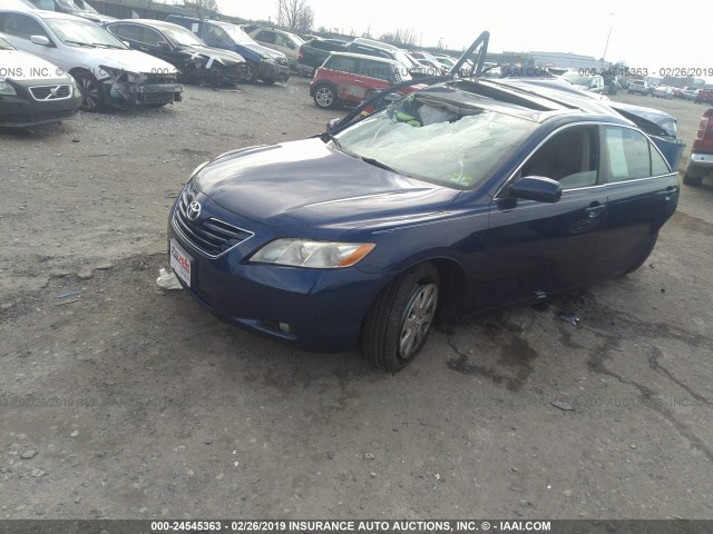 4T1BE46K59U406934 - 2009 TOYOTA CAMRY SE/LE/XLE BLUE photo 2