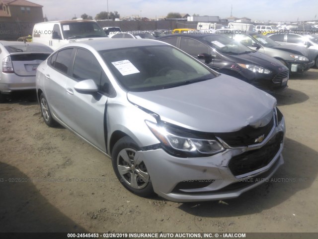 1G1BC5SM5H7108221 - 2017 CHEVROLET CRUZE LS SILVER photo 1