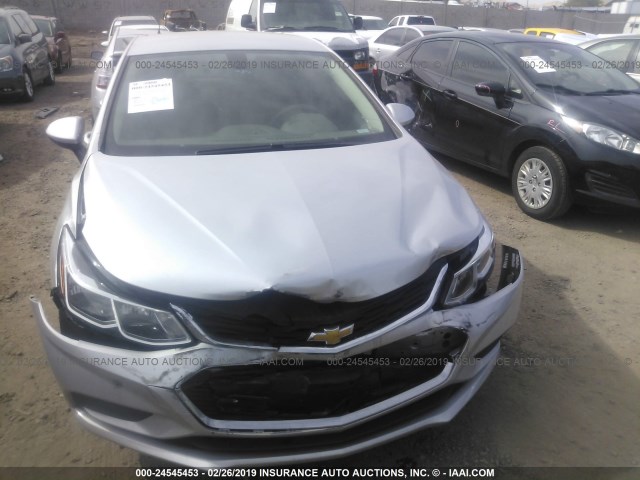 1G1BC5SM5H7108221 - 2017 CHEVROLET CRUZE LS SILVER photo 6