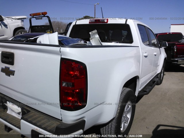 1GCGSBEN8J1114297 - 2018 CHEVROLET COLORADO WHITE photo 4