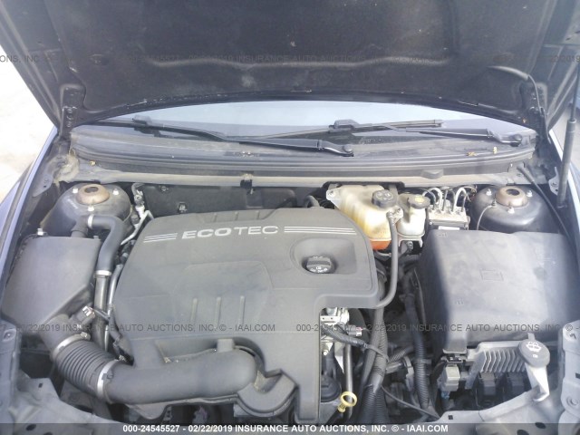 1G1ZH57B89F256572 - 2009 CHEVROLET MALIBU 1LT შავი ფოტო 10