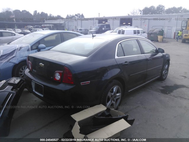 1G1ZH57B89F256572 - 2009 CHEVROLET MALIBU 1LT შავი ფოტო 4