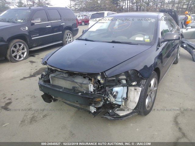 1G1ZH57B89F256572 - 2009 CHEVROLET MALIBU 1LT შავი ფოტო 6