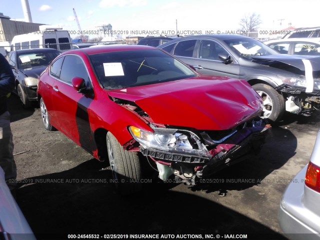 1HGCT1B38EA003216 - 2014 HONDA Accord LX-S RED photo 1