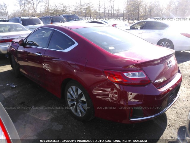 1HGCT1B38EA003216 - 2014 HONDA Accord LX-S RED photo 3