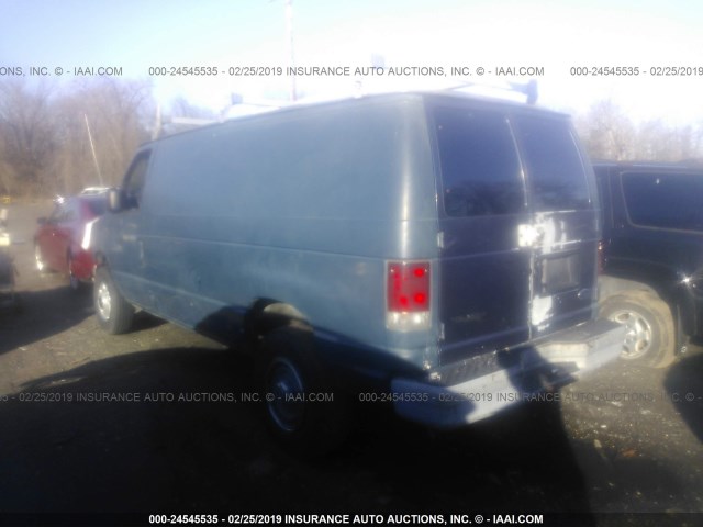 1FTJE34F8VHB05769 - 1997 FORD ECONOLINE E350 VAN BLUE photo 3