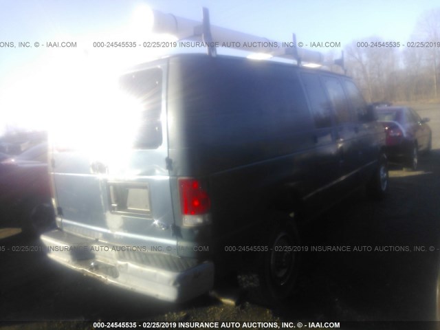 1FTJE34F8VHB05769 - 1997 FORD ECONOLINE E350 VAN BLUE photo 4