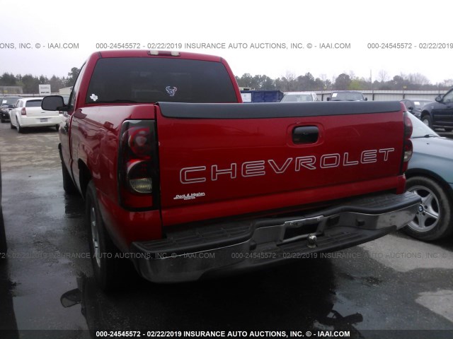 3GCEC14X36G217265 - 2006 CHEVROLET SILVERADO C1500 RED photo 3