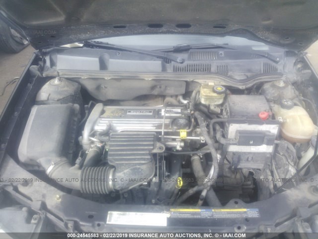 1G8AV12F84Z158398 - 2004 SATURN ION LEVEL 3 BLACK photo 10