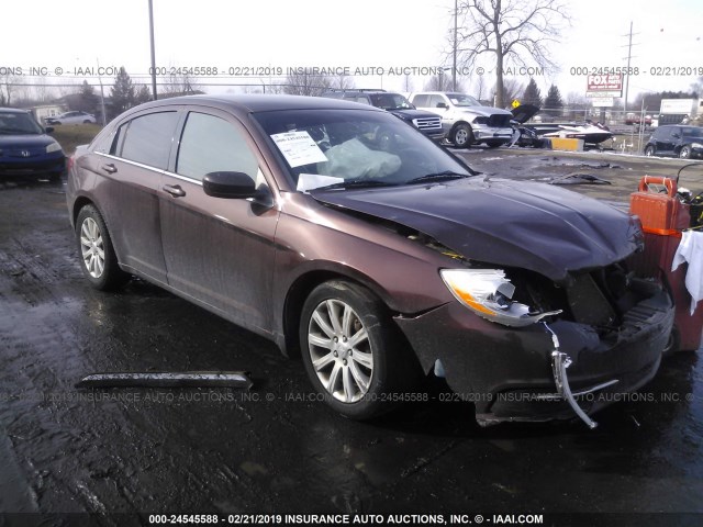 1C3CCBBB8CN188518 - 2012 CHRYSLER 200 TOURING BROWN photo 1