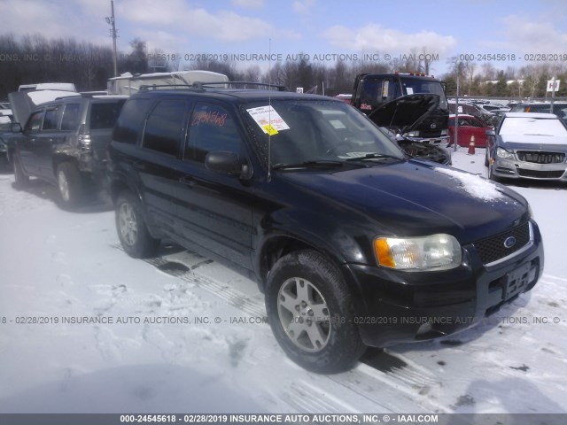 1FMCU04194KB67161 - 2004 FORD ESCAPE LIMITED BLACK photo 1