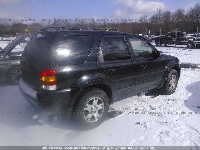 1FMCU04194KB67161 - 2004 FORD ESCAPE LIMITED BLACK photo 4