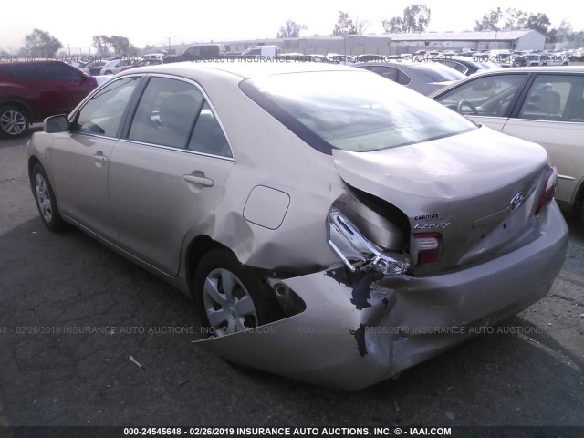 4T1BE46K67U586213 - 2007 TOYOTA CAMRY NEW GENERAT CE/LE/XLE/SE TAN photo 3