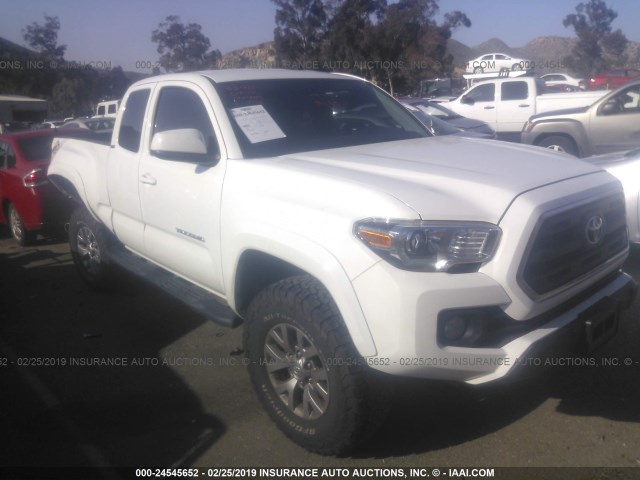 5TFRX5GN6GX069097 - 2016 TOYOTA TACOMA ACCESS CAB/SR/SR5 WHITE photo 1