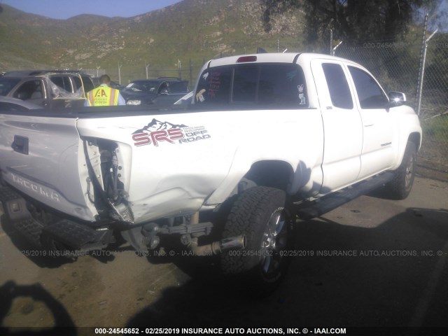 5TFRX5GN6GX069097 - 2016 TOYOTA TACOMA ACCESS CAB/SR/SR5 თეთრი ფოტო 4