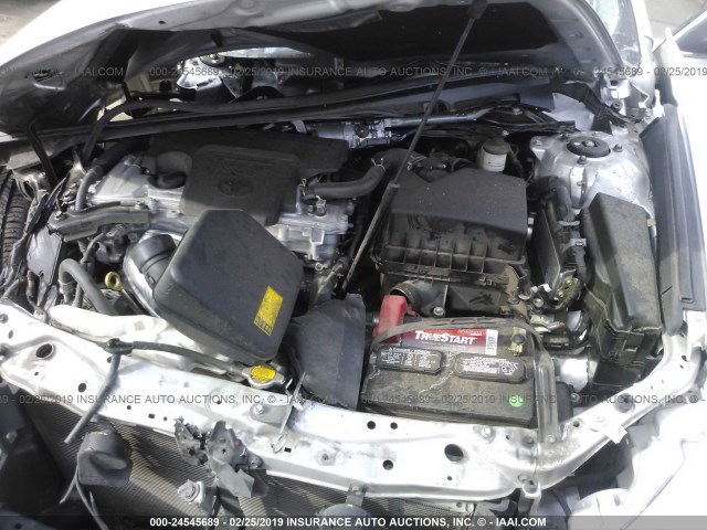 4T4BF1FK6ER428727 - 2014 TOYOTA CAMRY L/SE/LE/XLE 银色 照片 10