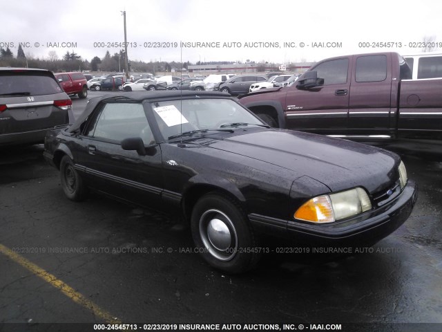 1FABP44A5JF294756 - 1988 FORD MUSTANG LX BLACK photo 1