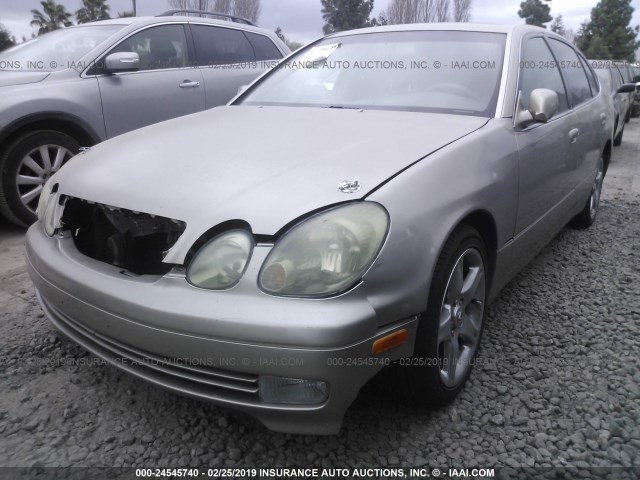 JT8BH68X1X0017243 - 1999 LEXUS GS 400 GOLD photo 2