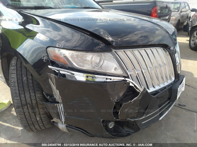 2LMHJ5FRXABJ03641 - 2010 LINCOLN MKT BLACK photo 6