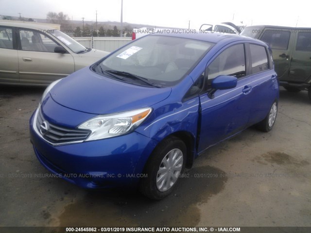 3N1CE2CP3GL398369 - 2016 NISSAN VERSA NOTE S/S PLUS/SV/SL/SR BLUE photo 2