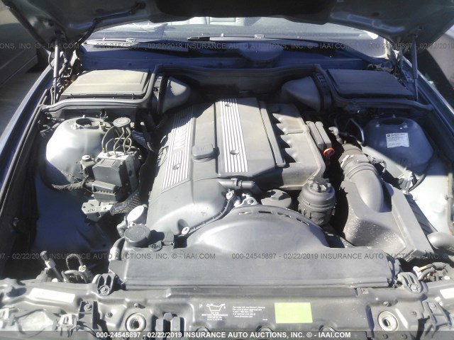 WBADT63413CK40183 - 2003 BMW 530 I AUTOMATIC GRAY photo 10