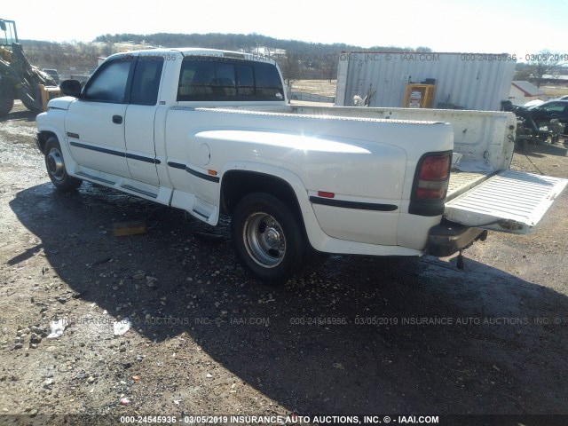 1B7MC3368XJ503113 - 1999 DODGE RAM 3500 WHITE photo 3