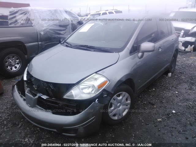 3N1BC1CPXBL410280 - 2011 NISSAN VERSA S/SL GRAY photo 2