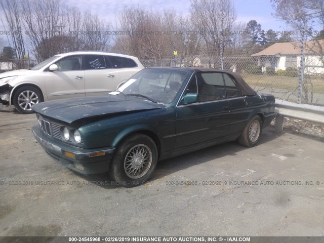 WBABB2317MEC26046 - 1991 BMW 325 IC AUTOMATIC GREEN photo 2