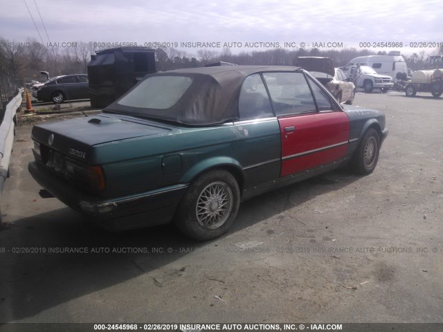WBABB2317MEC26046 - 1991 BMW 325 IC AUTOMATIC GREEN photo 4