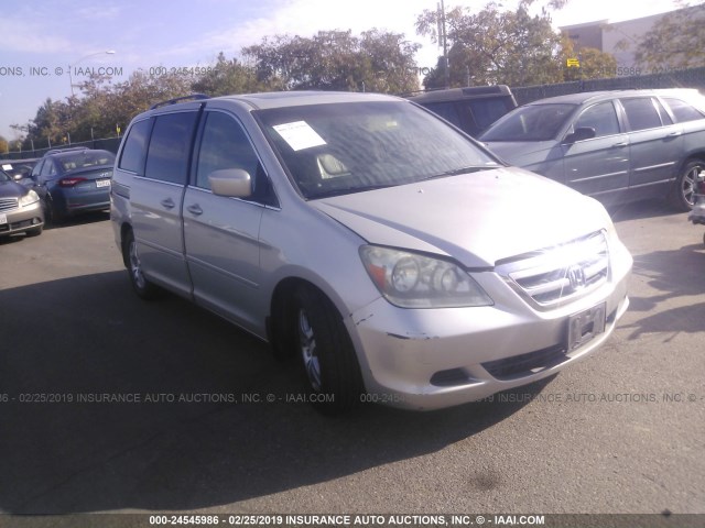 5FNRL38755B092457 - 2005 HONDA ODYSSEY EXL SILVER photo 1