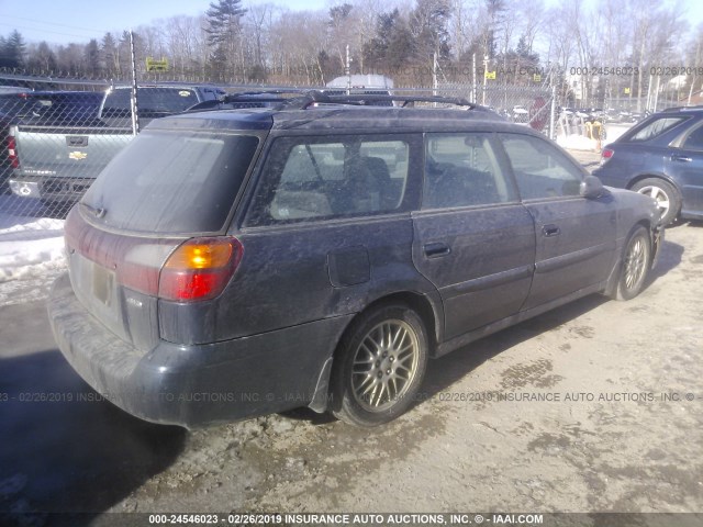 4S3BH625946301205 - 2004 SUBARU LEGACY L SPECIAL BLUE photo 4