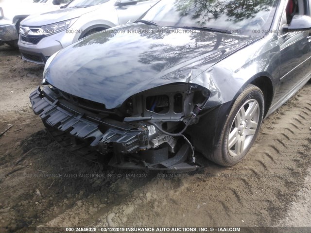 2G1WB5E37E1160451 - 2014 CHEVROLET IMPALA LIMITED LT GRAY photo 6