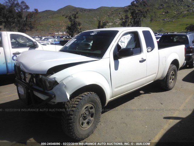 1N6BD0CT7GN749519 - 2016 NISSAN FRONTIER S/SV WHITE photo 2