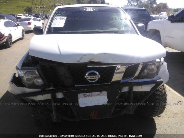 1N6BD0CT7GN749519 - 2016 NISSAN FRONTIER S/SV WHITE photo 6