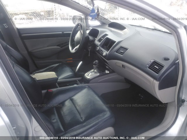 JHMFA3F27BS000200 - 2011 HONDA CIVIC HYBRID SILVER photo 5