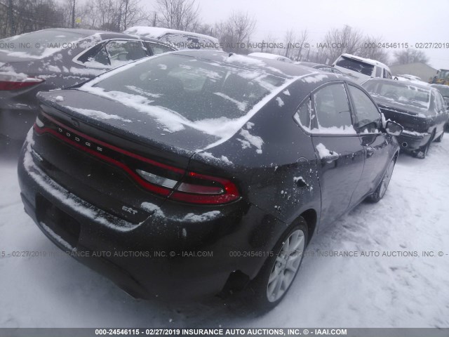 1C3CDFBA0DD330590 - 2013 DODGE DART SXT GRAY photo 4