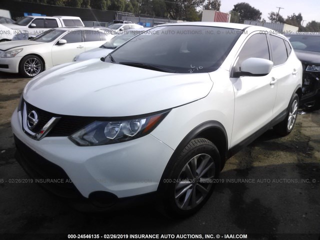 JN1BJ1CP3HW027953 - 2017 NISSAN ROGUE SPORT S/SV/SL WHITE photo 2