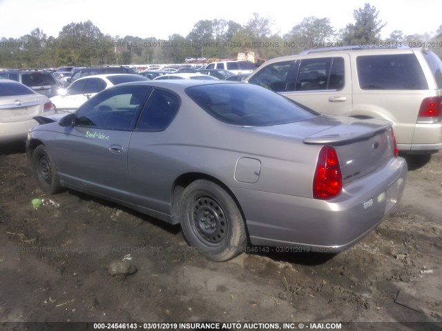 2G1WM15K469190682 - 2006 CHEVROLET MONTE CARLO LT GOLD photo 3