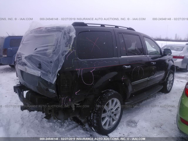 1A8HW58257F556812 - 2007 CHRYSLER ASPEN LIMITED BLACK photo 4