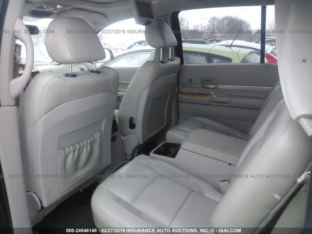 1A8HW58257F556812 - 2007 CHRYSLER ASPEN LIMITED BLACK photo 8